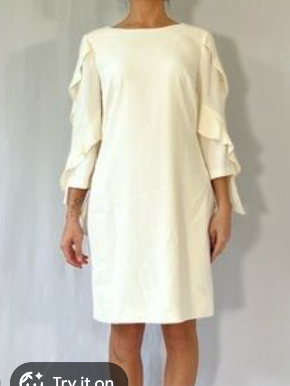 Like New Antonio Melani Womens White Dress Size 2